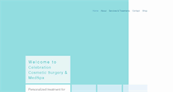Desktop Screenshot of celebration-cosmeticsurgery.com
